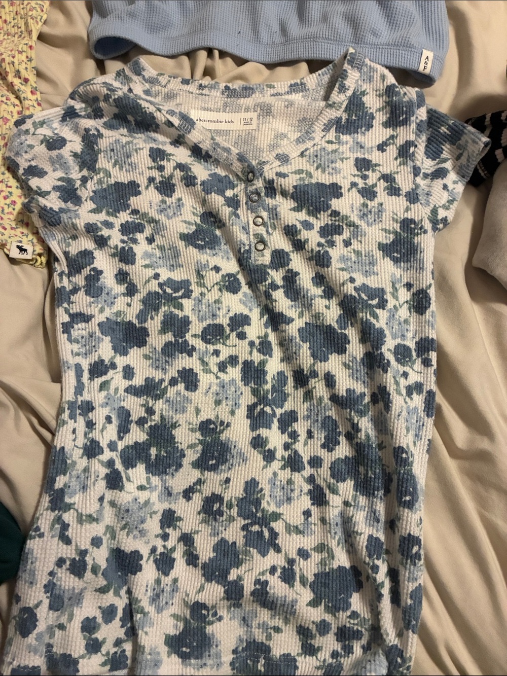 3 Abercrombie Kids Sz 11/13 short sleeved shirts
